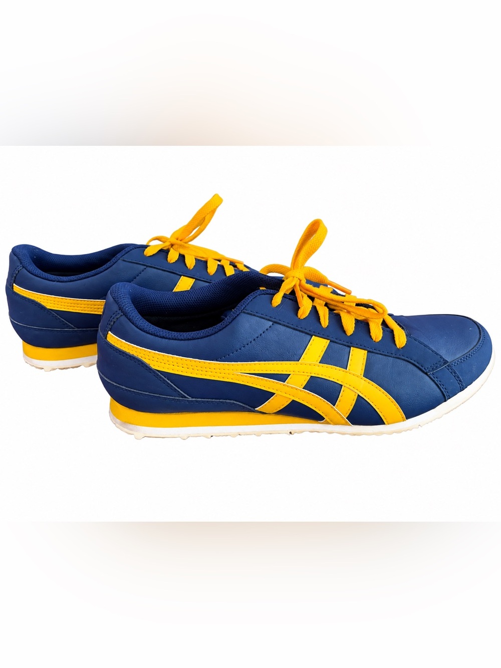 Blue and Yellow golf shoes - Classic Sport Style